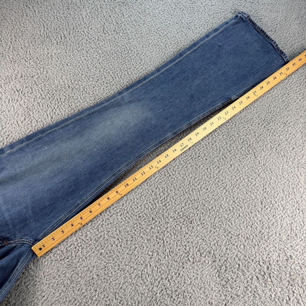 Citizens Of Humanity Georgia High Rise Bootcut Jeans Womens 32 (32x33) Spilt Hem - Picture 11 of 16